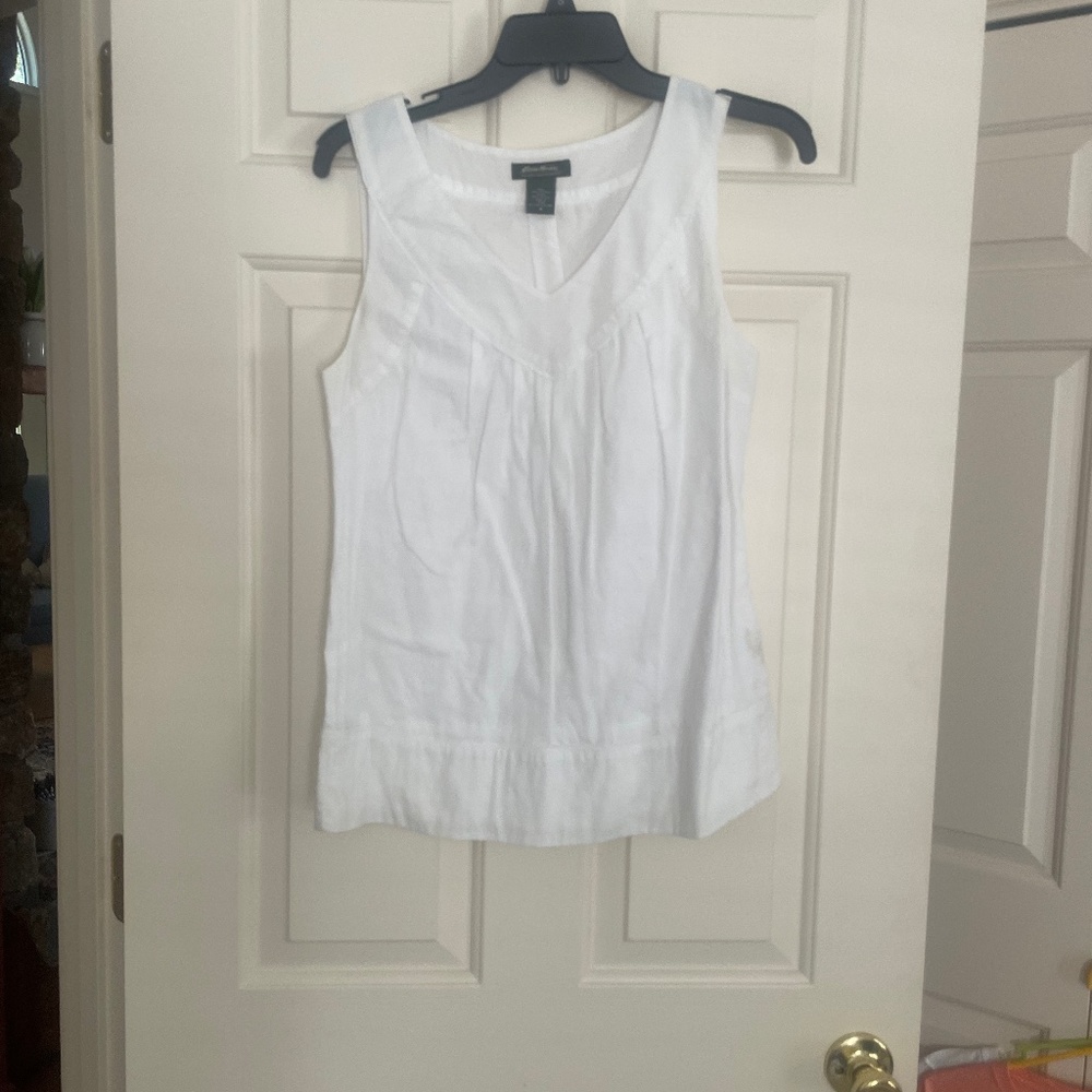 White cotton top